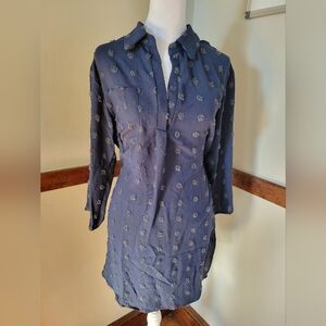 Women’s Navy Blue Swim Coverup Tunic